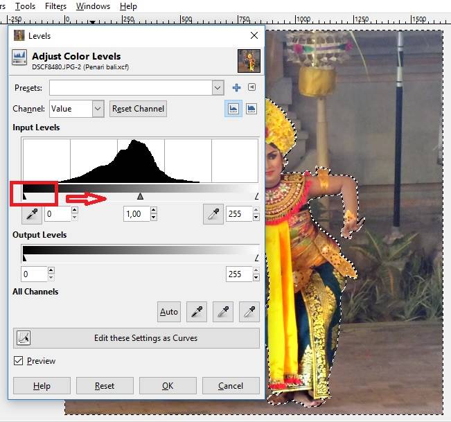 Cara Membuat Latar Belakang Hitam Dengan GIMP E